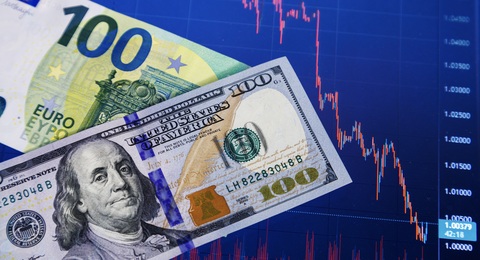 From the research: How does the change in oil prices affect the exchange rate of the euro against the US dollar?